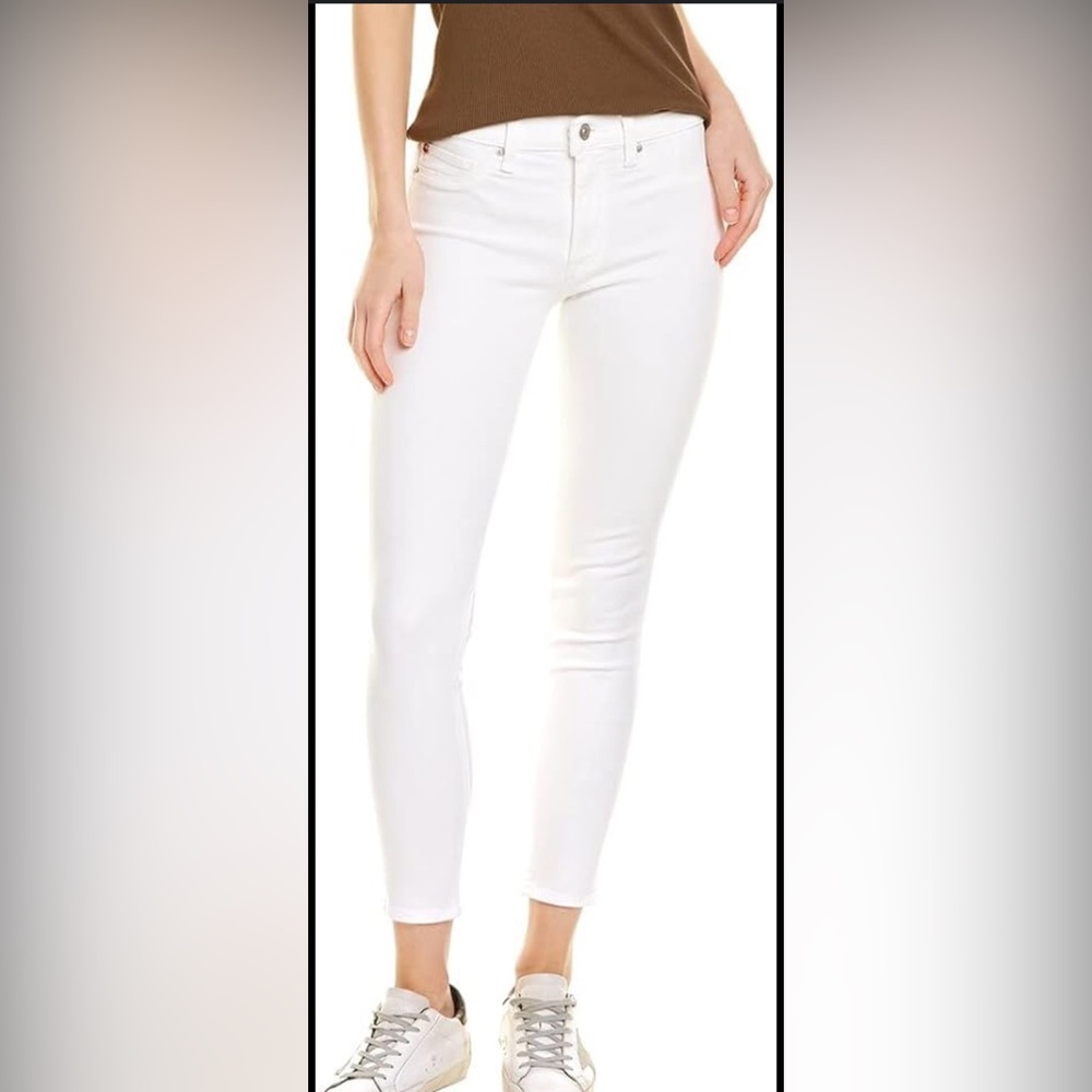 Hudson Jeans White Skinny Stretchy Fit